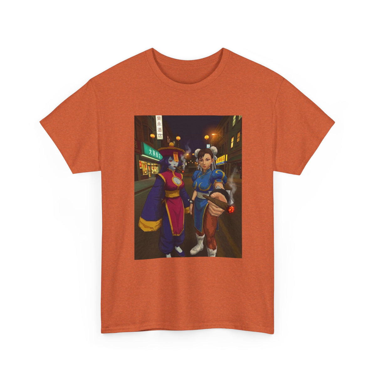Hsien-Ko And Chun-Li Sharing Blunts Tee