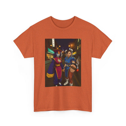 Hsien-Ko And Chun-Li Sharing Blunts Tee