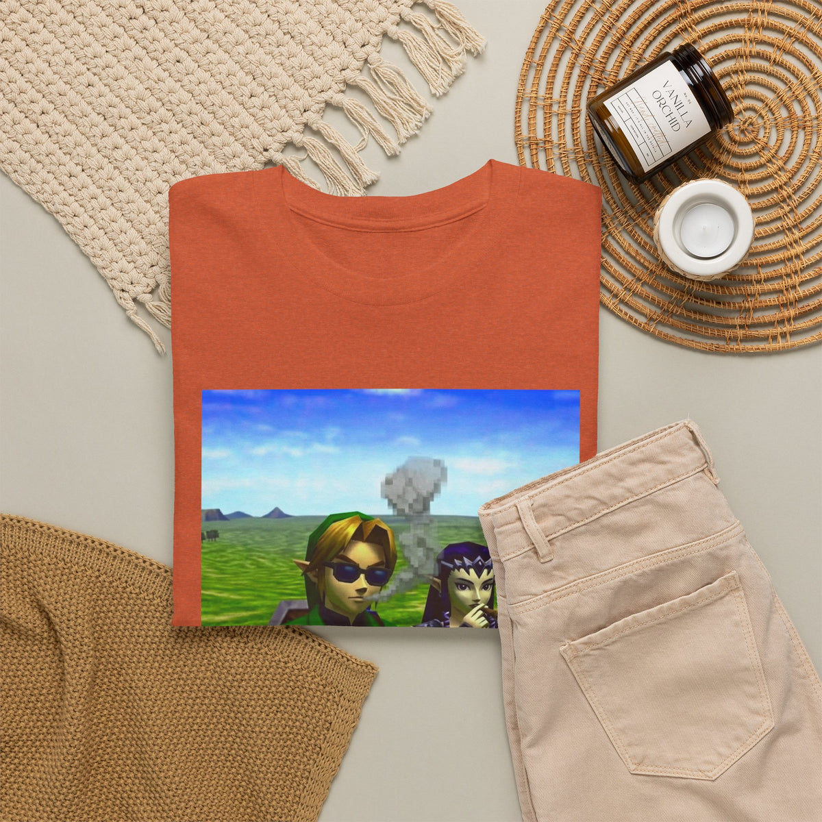 Link and Dark Zelda Blazing Hyrule Field