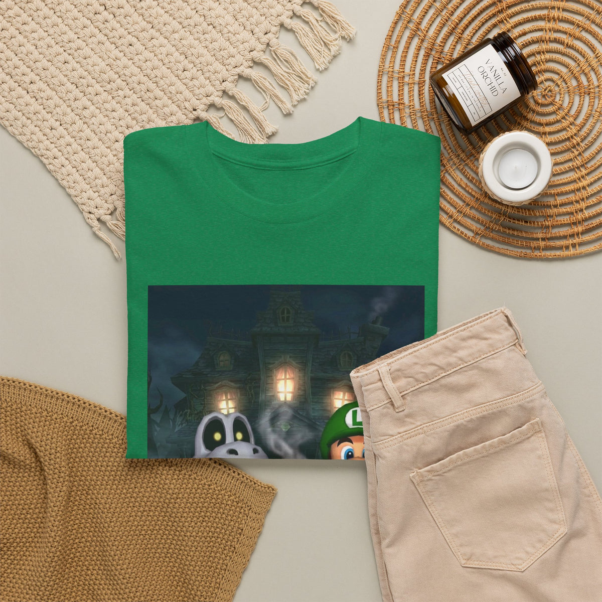 Luigi And Dry Bones Spooky Smoke Session Tee