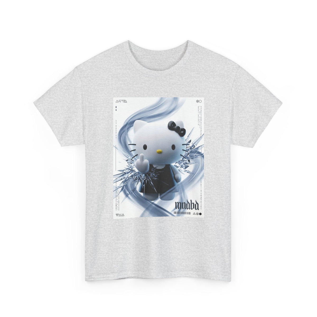 Cute Kitty Flipping The Bird Tee