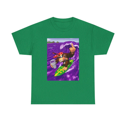 Diddy Kong Surfing Purple Wave Tee