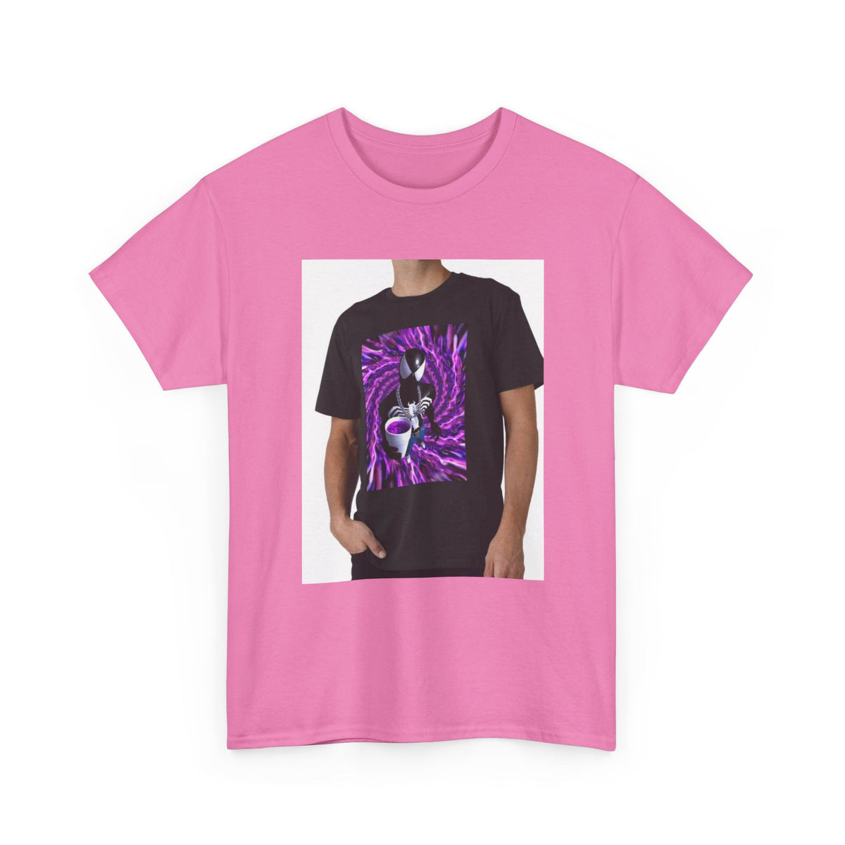 Symbiote Spidey Sipping Lean Tee