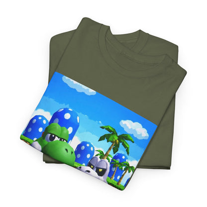 Yoshi And Dry Bones Flipping Off Tee