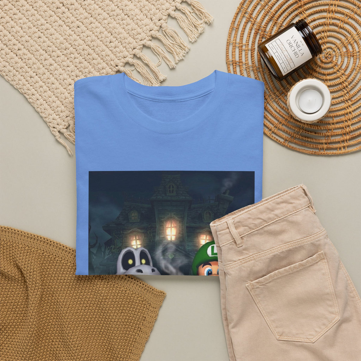 Luigi And Dry Bones Spooky Smoke Session Tee