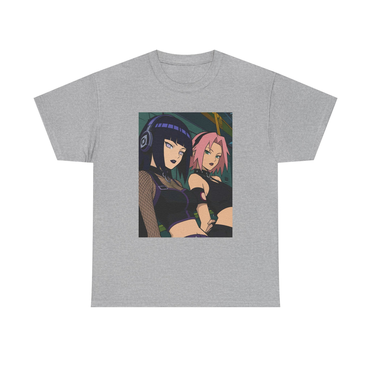 Goth Hinata and Sakura Anime Duo