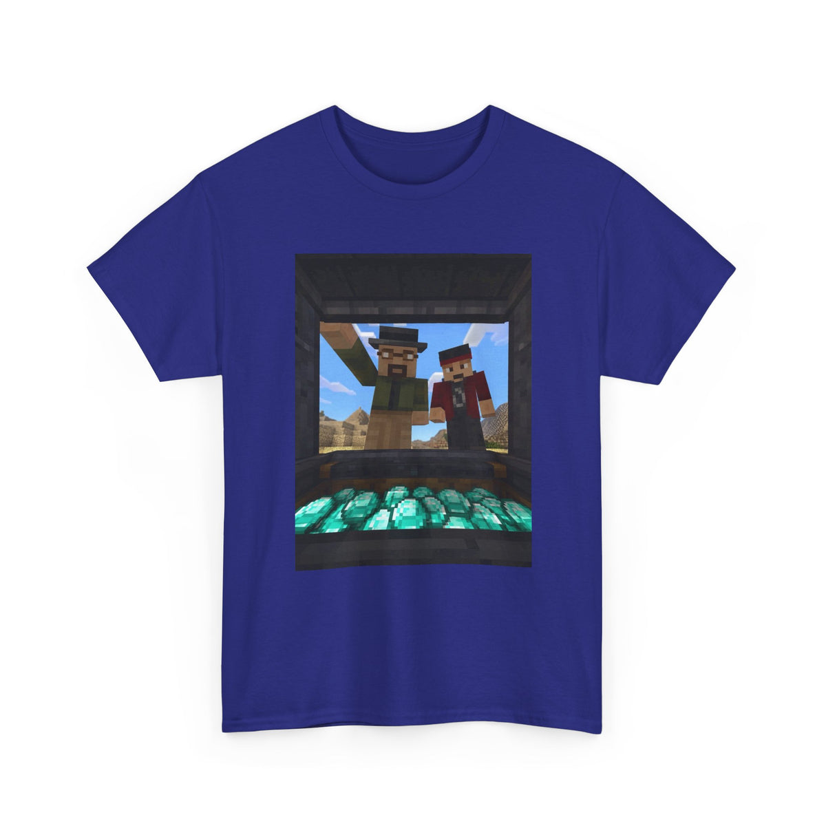 Pixelated Duo With Precious Gems
