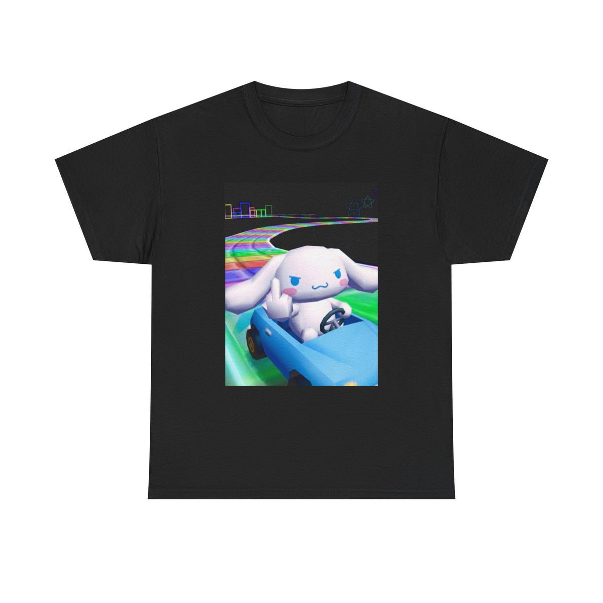 Cinnamoroll Kart Race Middle Finger Tee