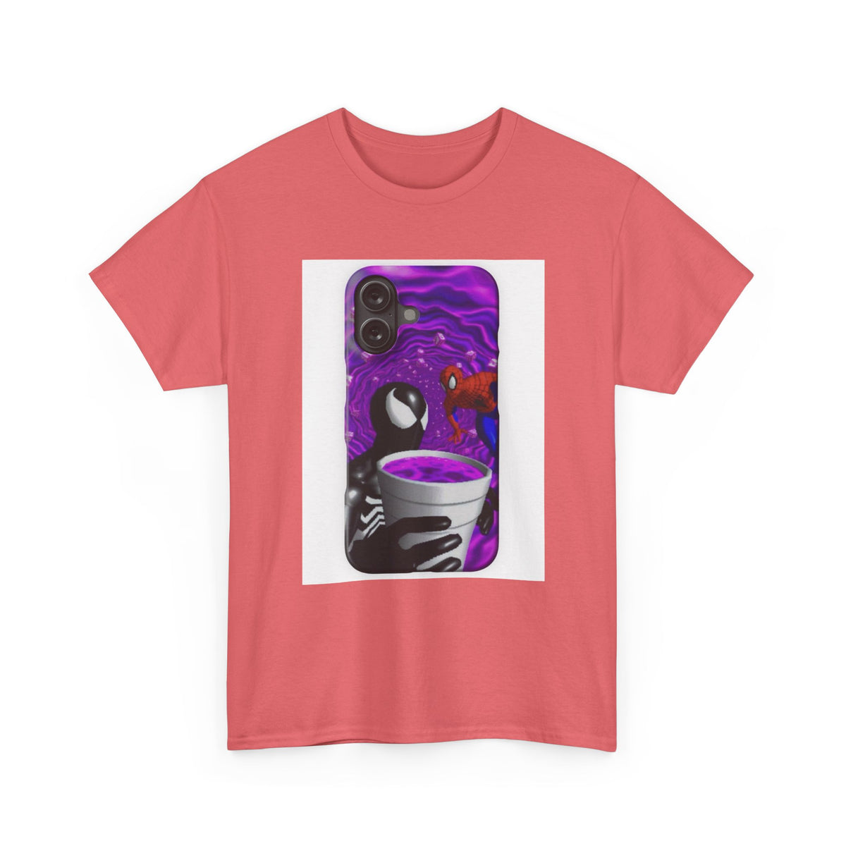 Venom & Spider-Man In A Purple Vortex