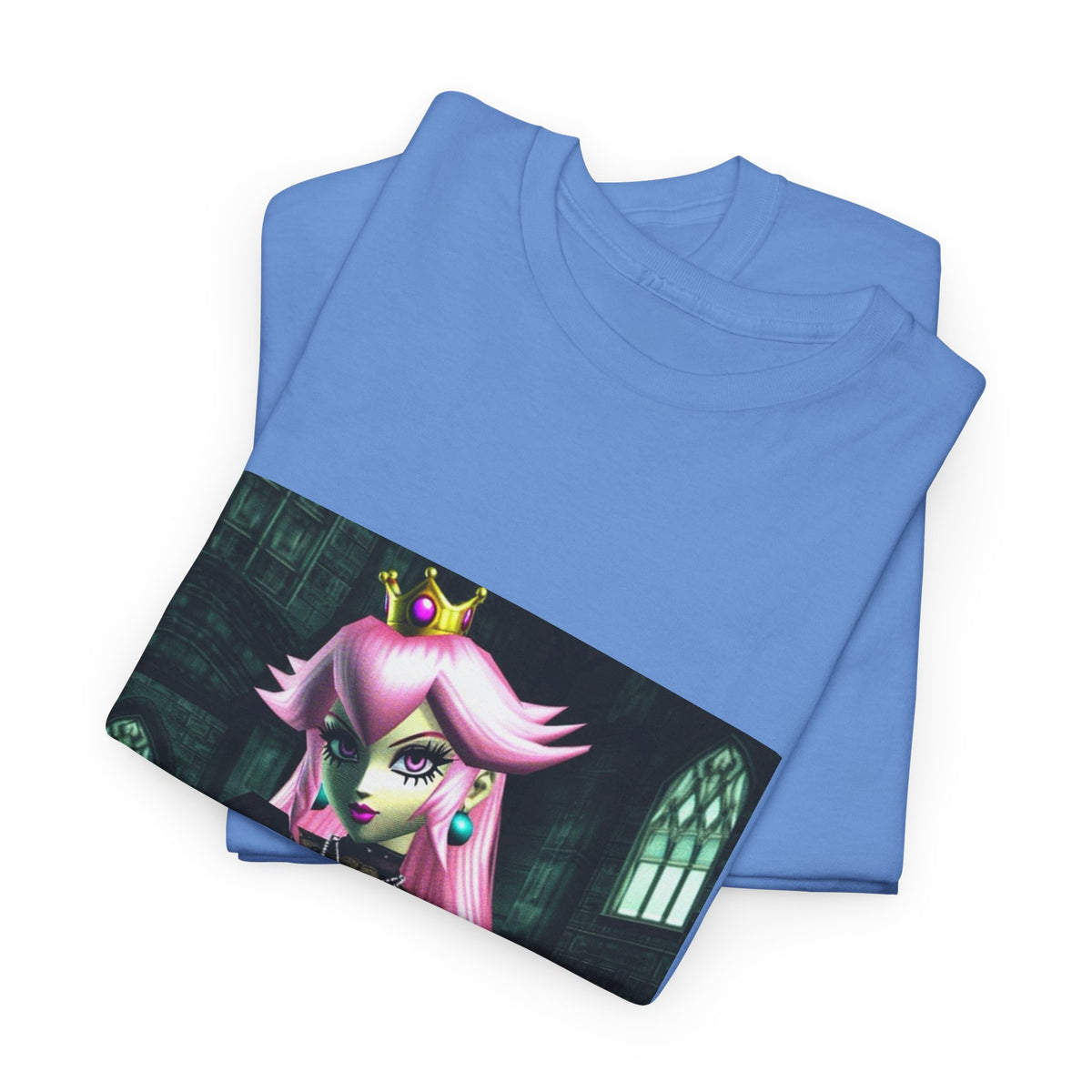 Goth Peach In Haunted Castle Tee