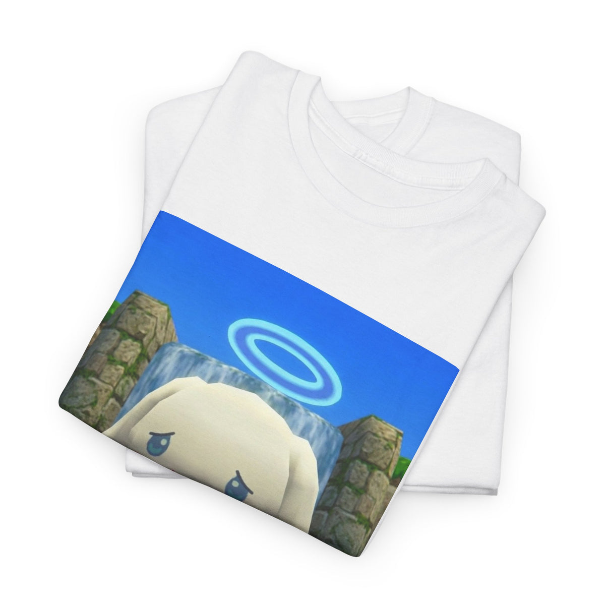Angel Cinnamoroll Floating By Waterfall Tee