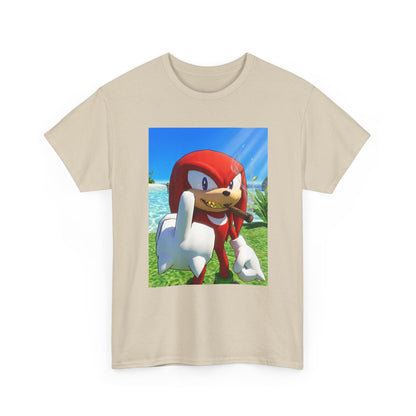 Knuckles Smoking Cigar On Tropical Beach