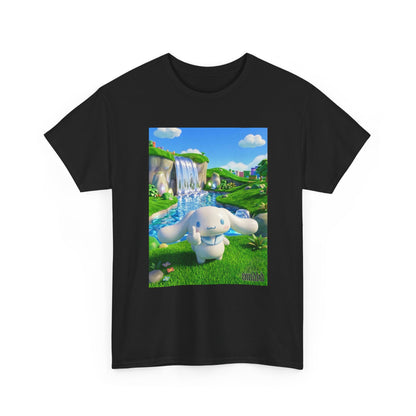Cinnamoroll Flipping The Bird In Lush Landscape