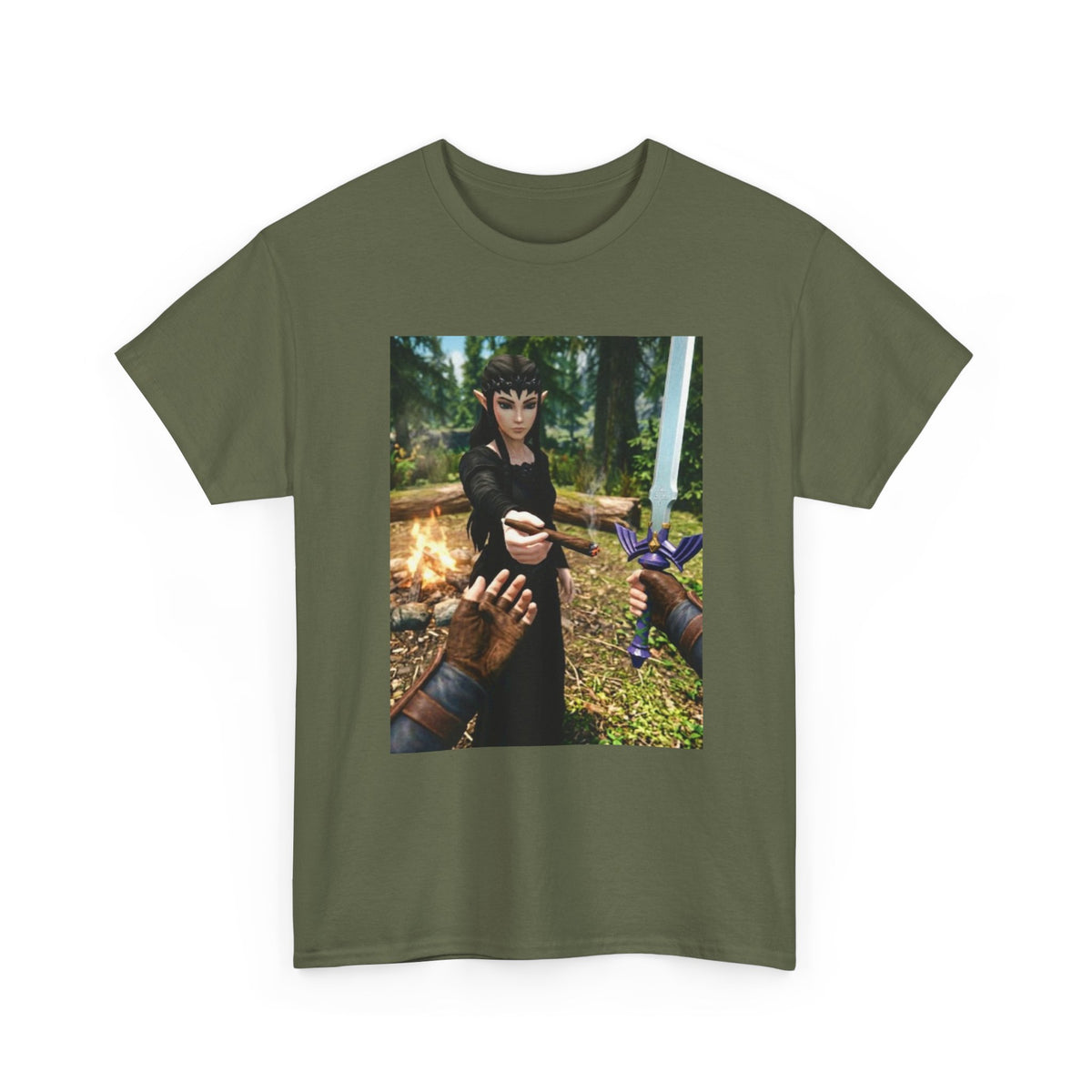 Dark Elf Princess Shares A Blunt Tee