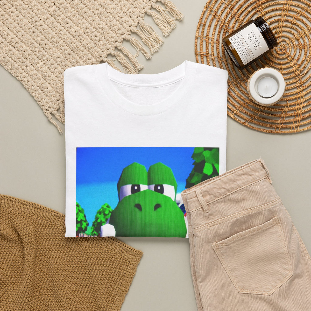 Yoshi Giving The Finger Tee (Design 4)