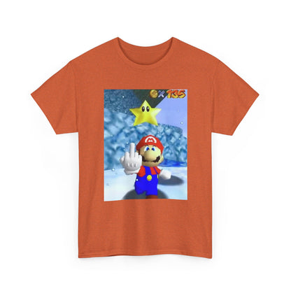 Mario Flips The Bird In Icy World Tee