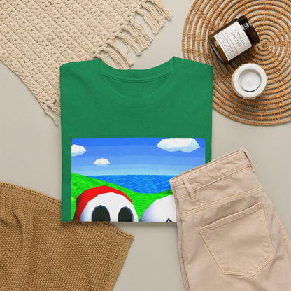 Shy Guy And Boo Flipping Off Tee (Design 5)
