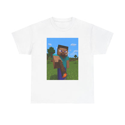 Steve Offering A Lit Blunt Tee