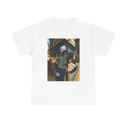 Kakashi Relaxing With Blunt And Book Tee