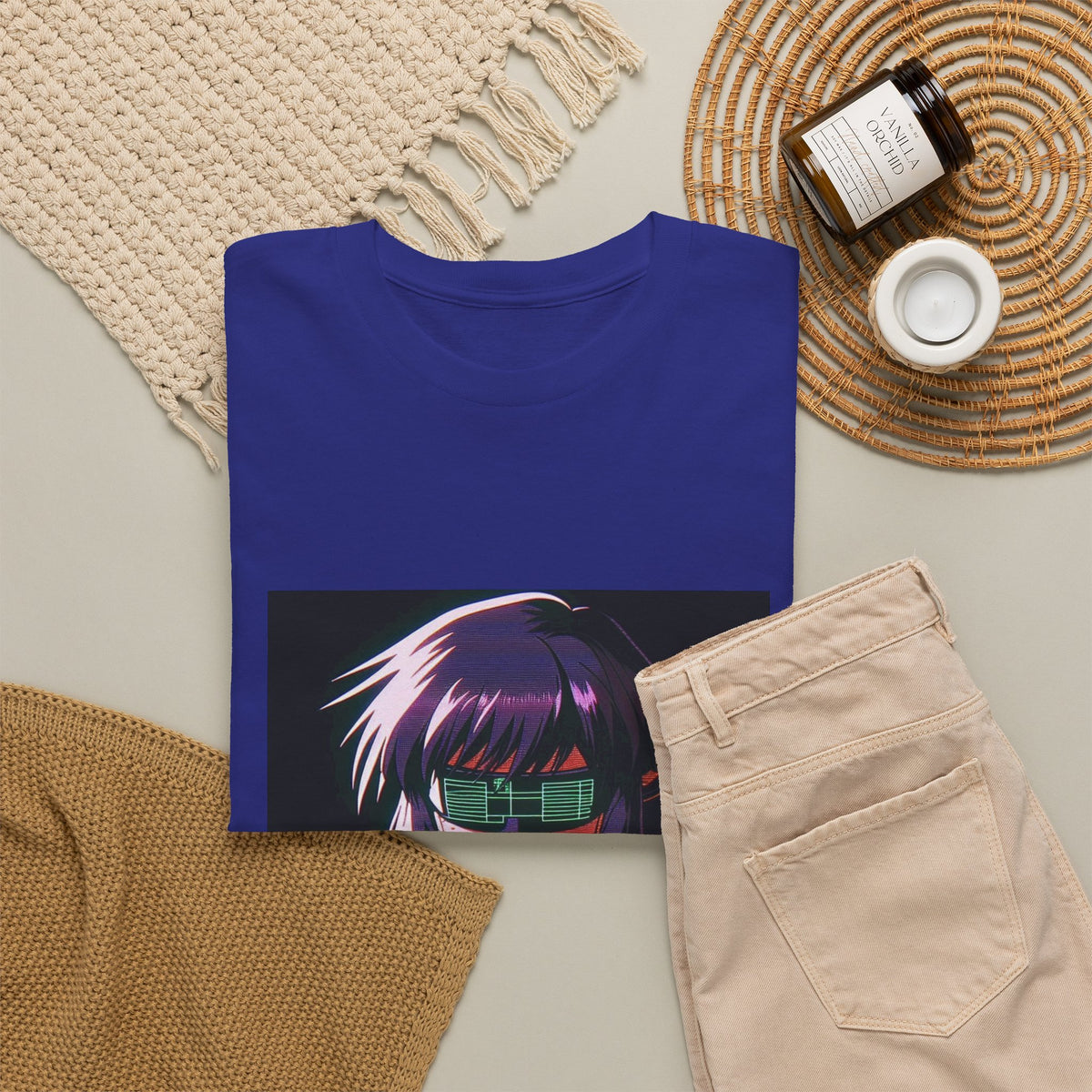 Major Kusanagi In Retro Cyberpunk Visor