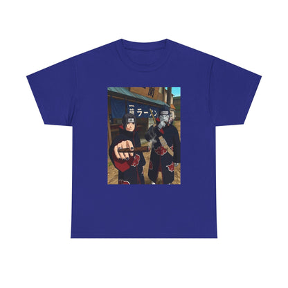 Itachi And Kisame Smoking Akatsuki Tee