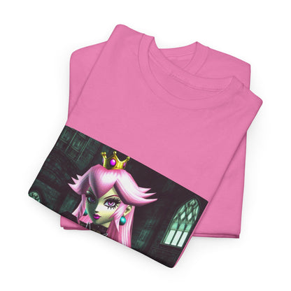 Goth Peach In Haunted Castle Tee