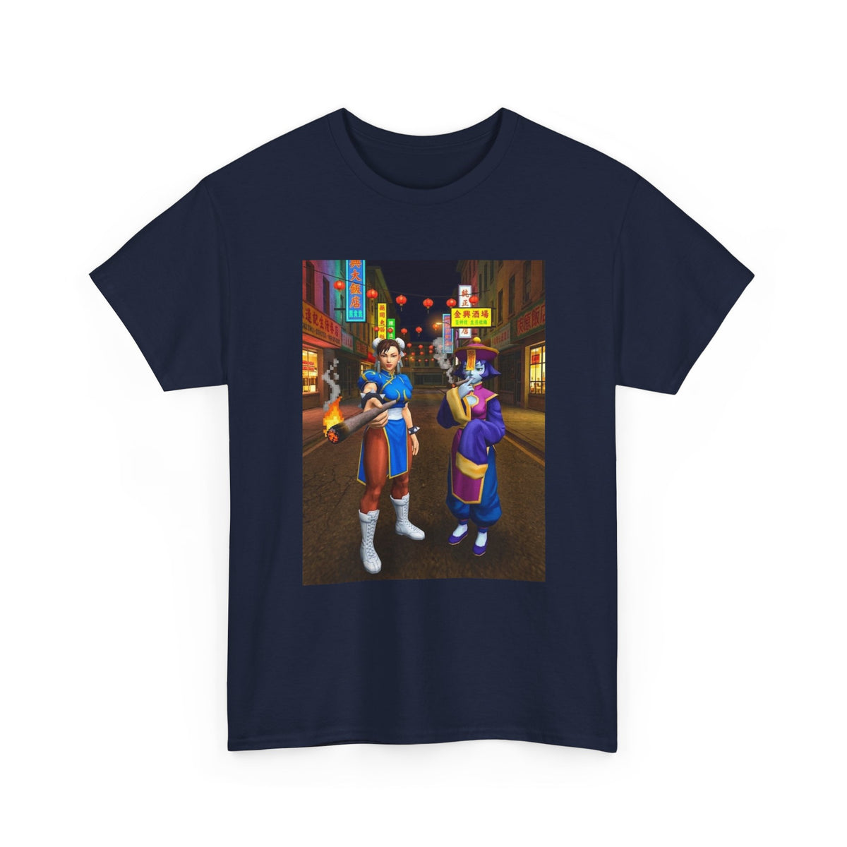 Chun-Li And Hsien-Ko Getting High In Chinatown