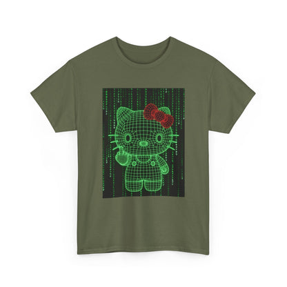 Cyber Hello Kitty Flips The Bird Tee