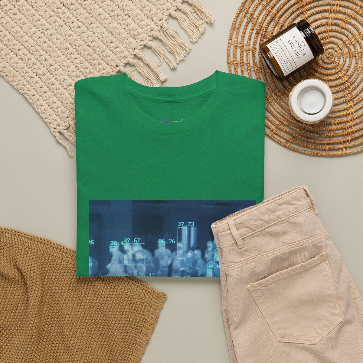 Midnight Leaf Whisper Graphic Tee