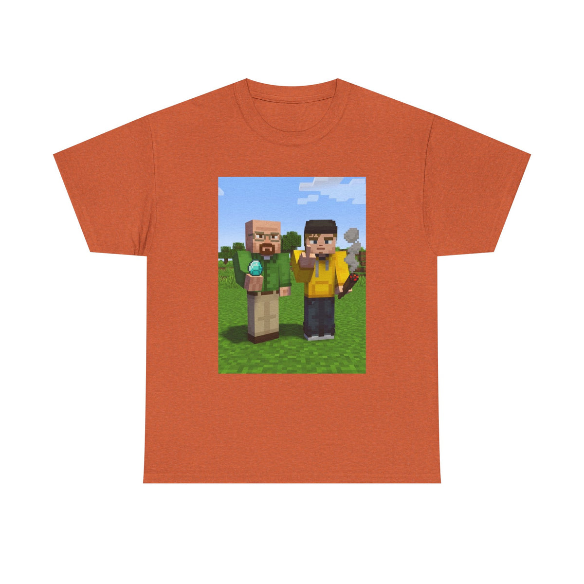 Pixelated Chemists With Blue Crystal And Joint