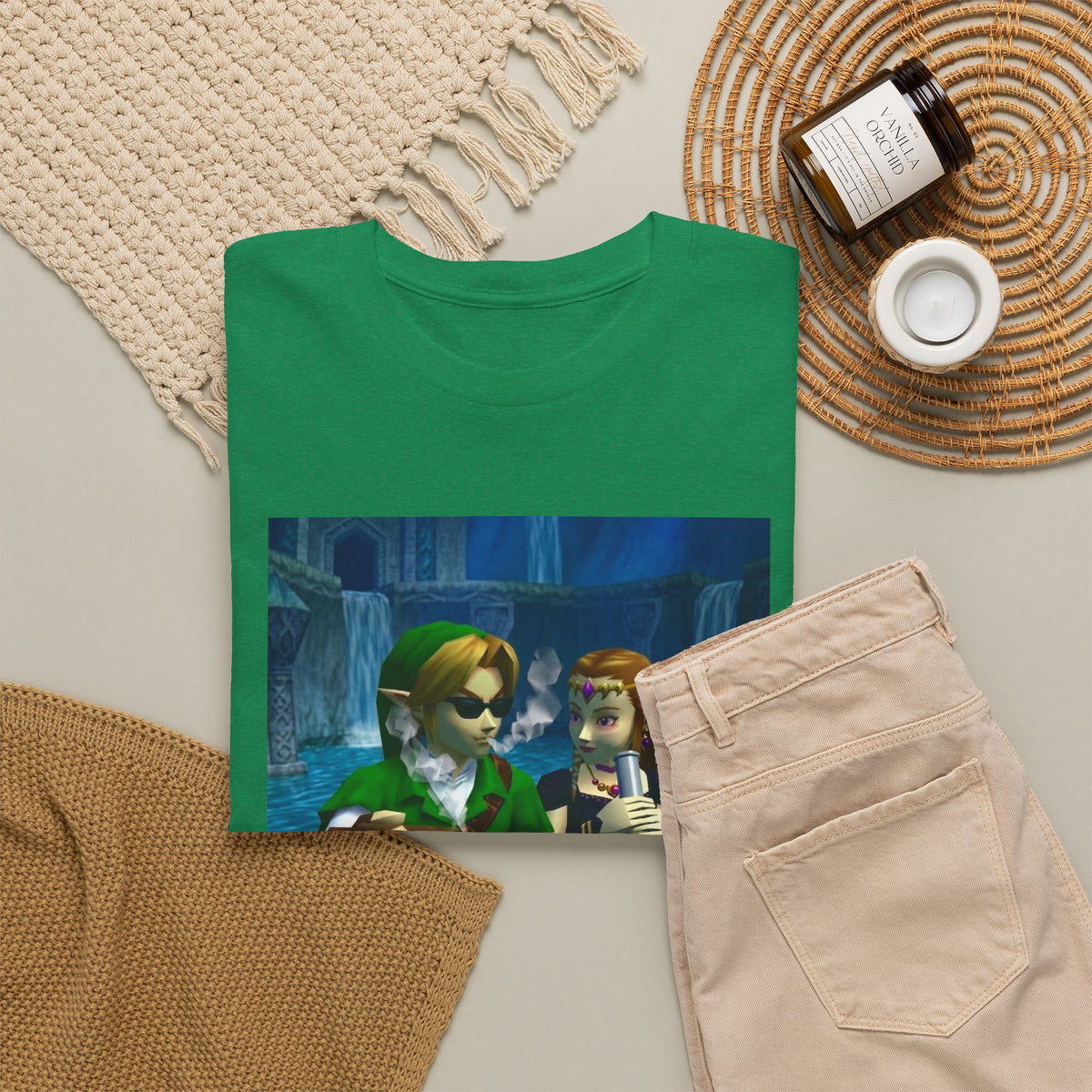 Link And Zelda Chillin' By The Water