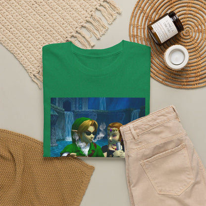 Link And Zelda Chillin' By The Water