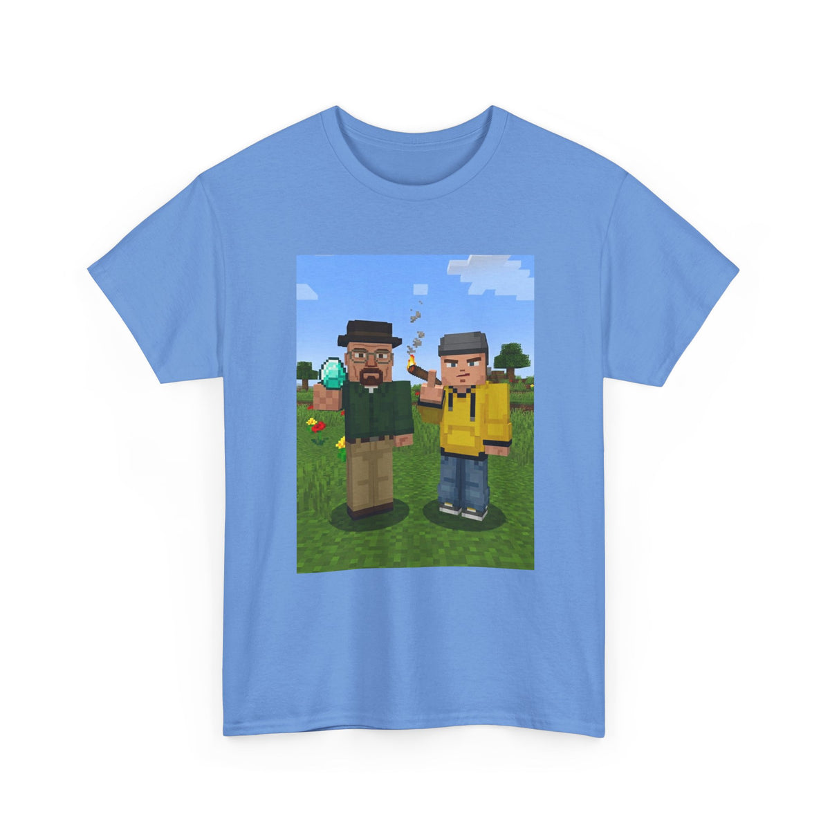 Blocky Chemist And Apprentice Smoking