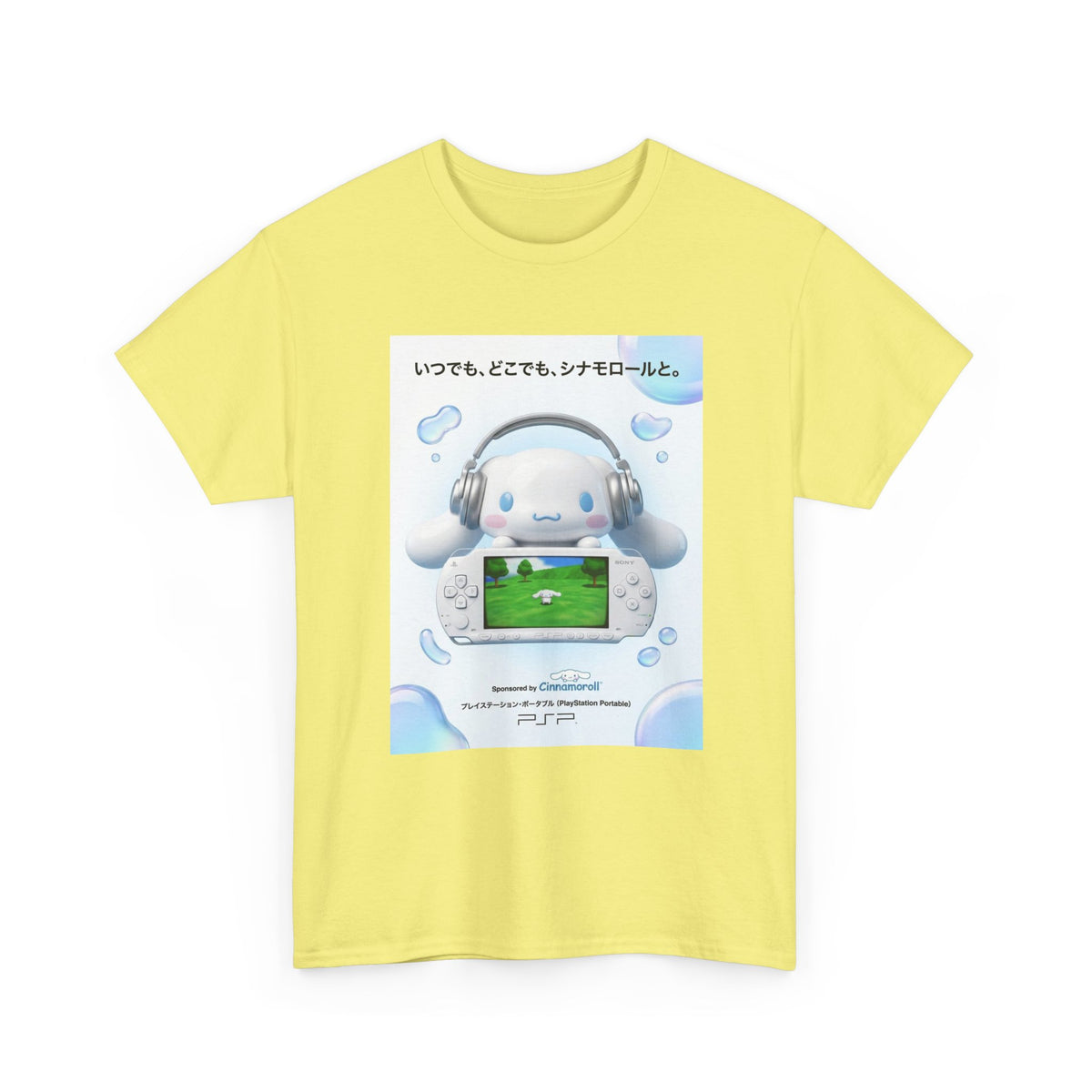 Cinnamoroll Gaming On A White PSP