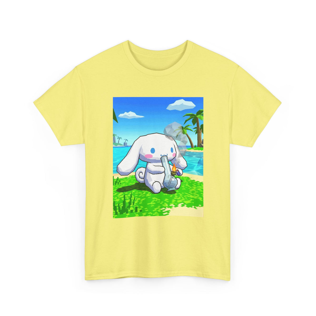 Cinnamoroll Chilling With Bong On Island
