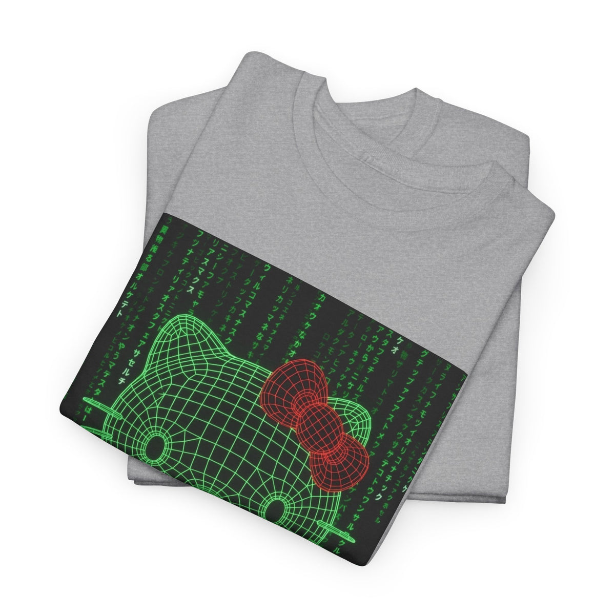 Cyber Hello Kitty Flips The Bird Tee