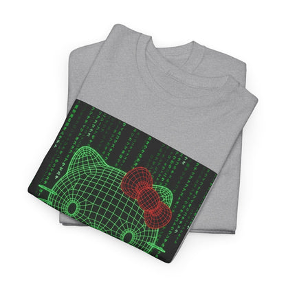 Cyber Hello Kitty Flips The Bird Tee