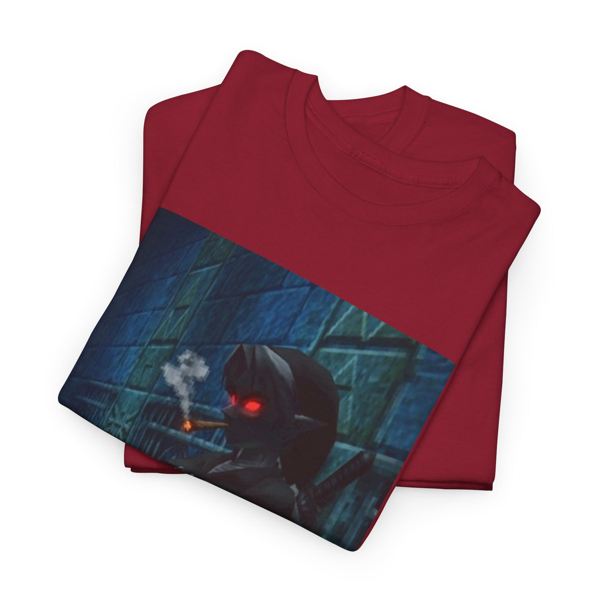 Dark Elf Smoking Blunt In Dungeon Tee