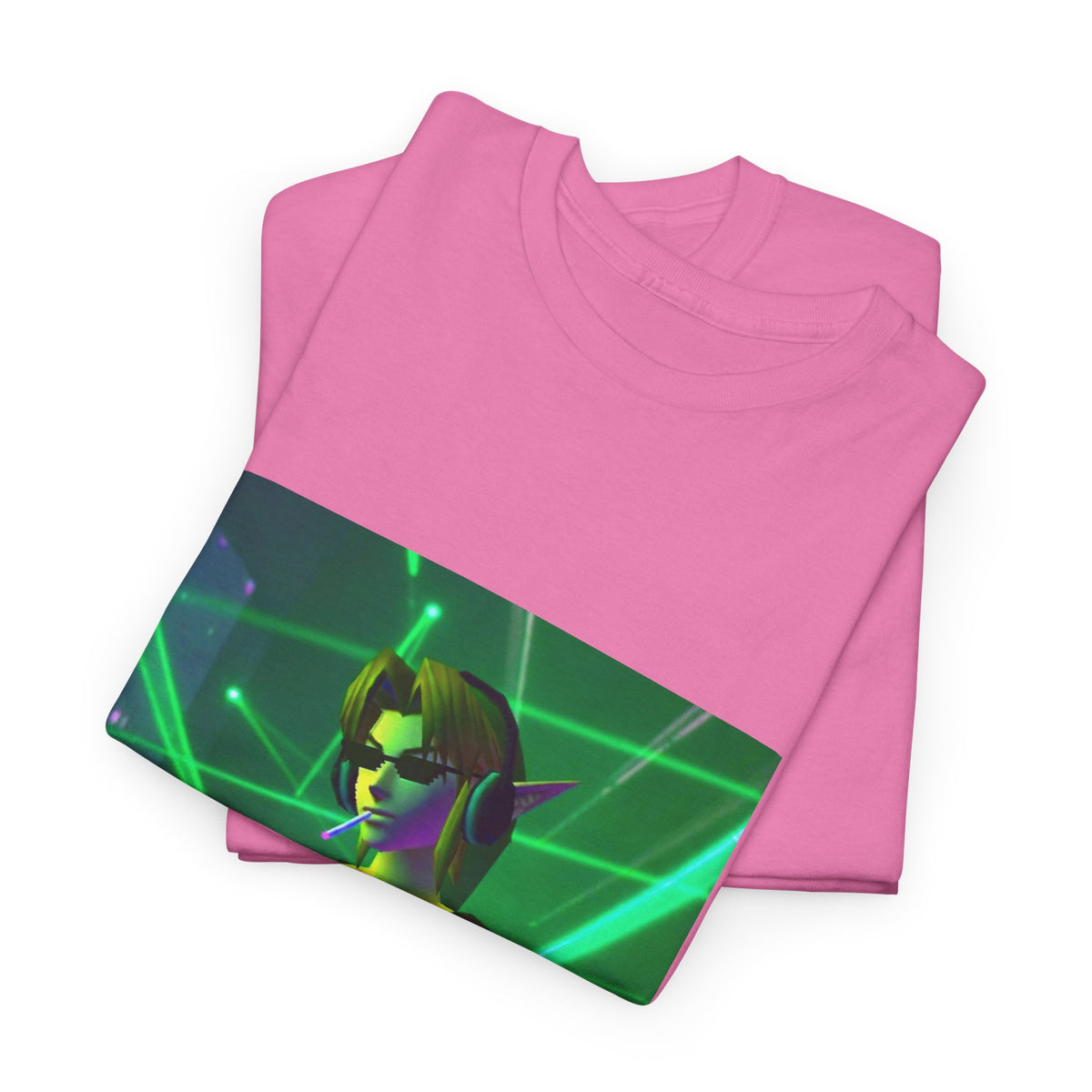 DJ Link Smoking A Blunt At The Club Tee