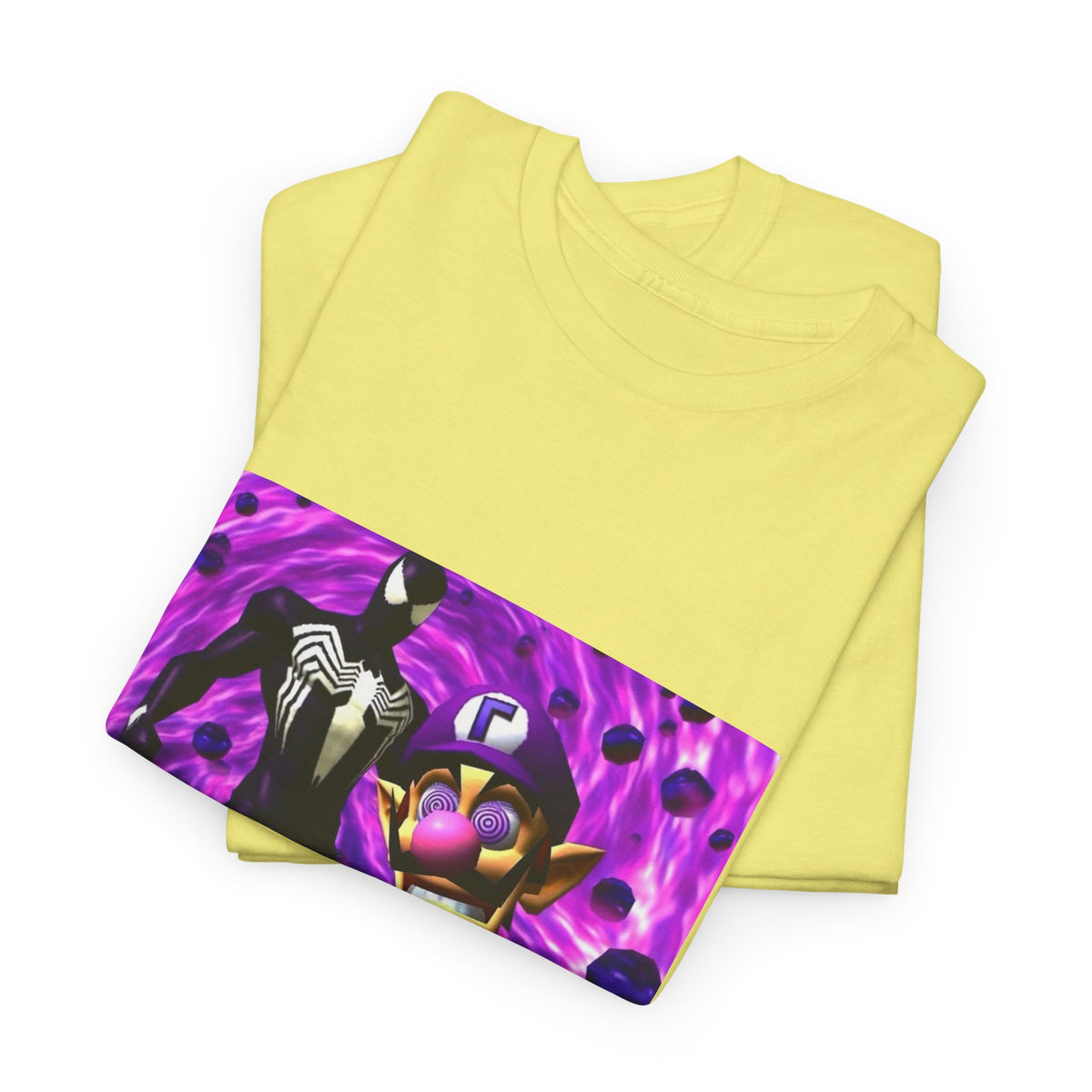 Waluigi and Venom-Suit Spidey in Leanverse