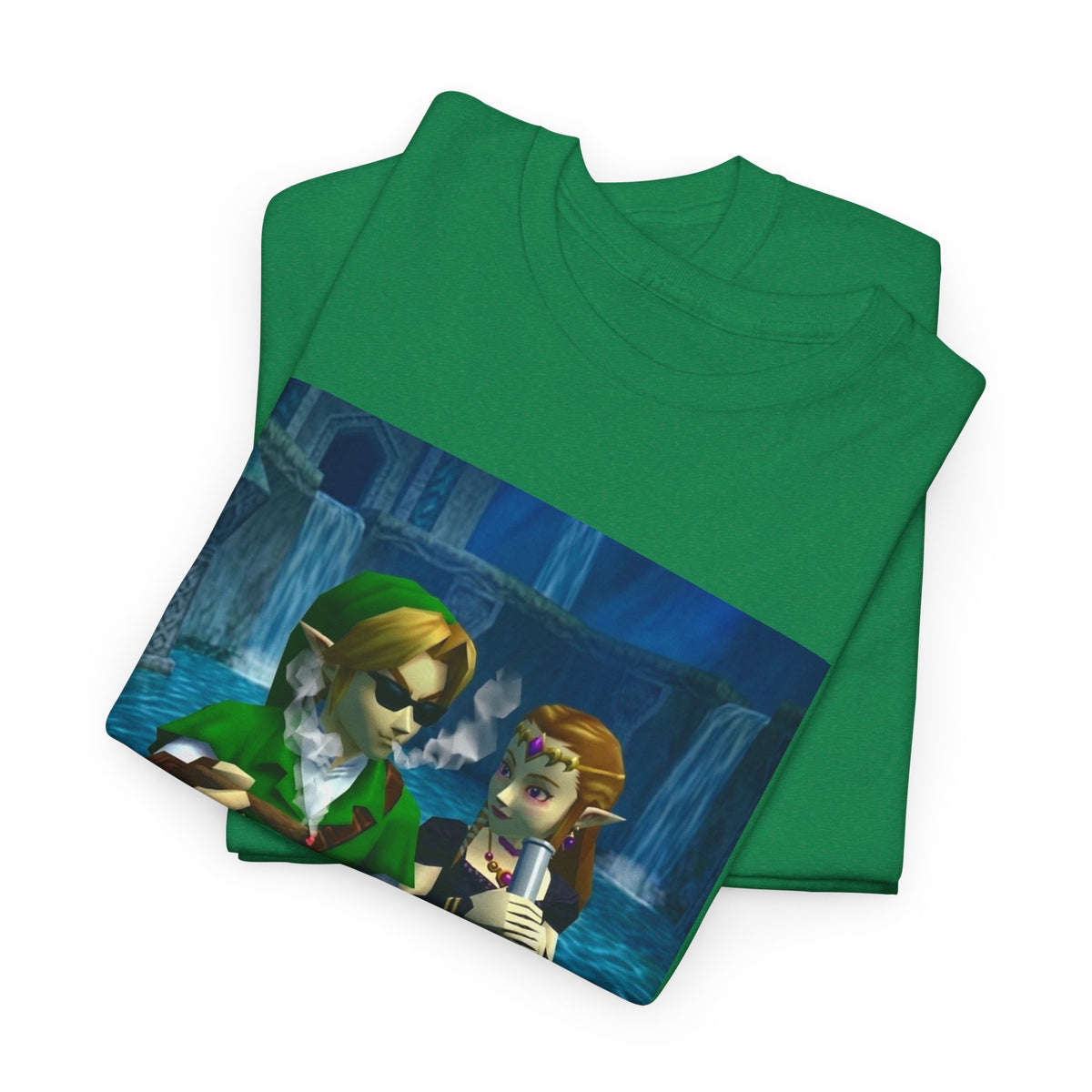 Link And Zelda Chillin' By The Water