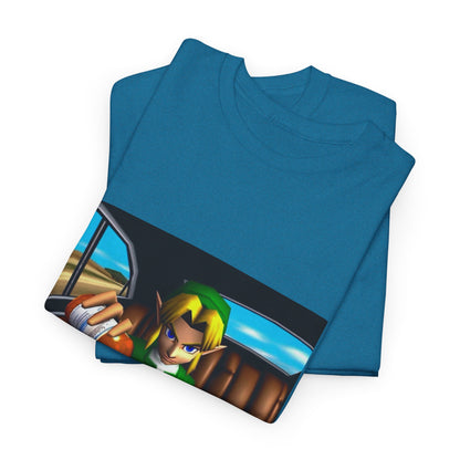 N64 Link Pouring Purple Lean Tee