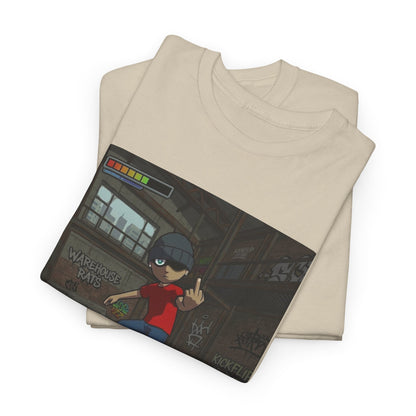 Rebellious Skater Flips Off Warehouse Scene