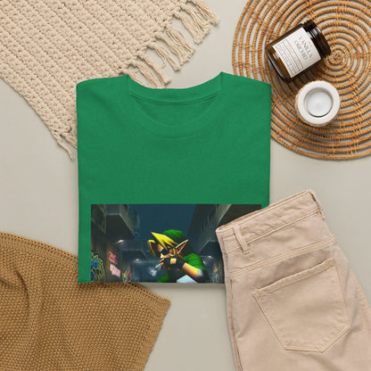 Street Link Smoking On Skateboard Tee