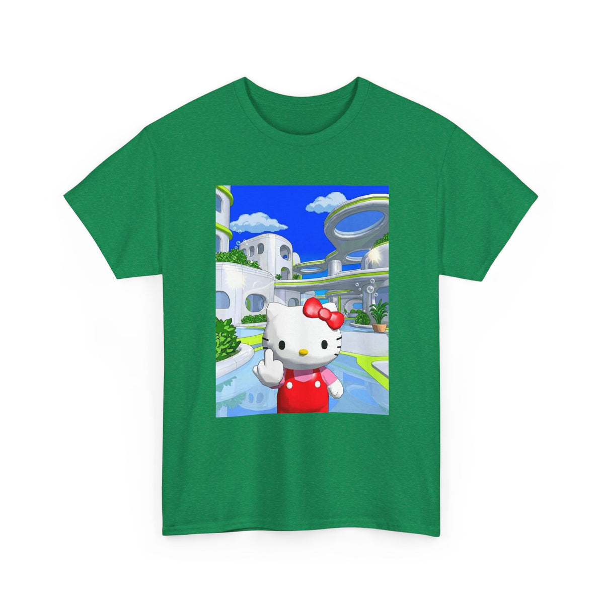 Aero Kitty Flipping The Bird Tee