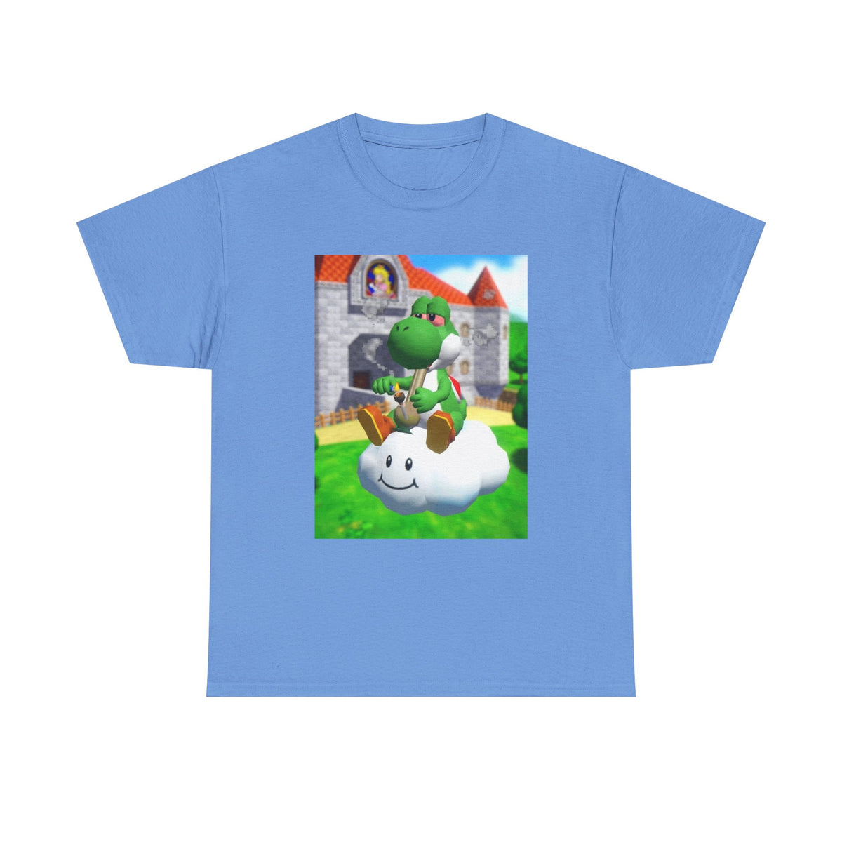 Yoshi Puffing On A Cloud Tee (Design 7)