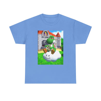 Yoshi Puffing On A Cloud Tee (Design 7)