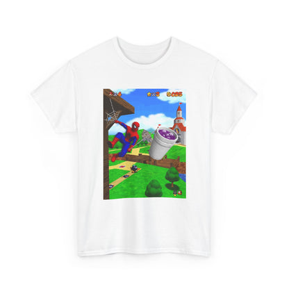 Spiderman Swinging With A Lean Cup Tee
