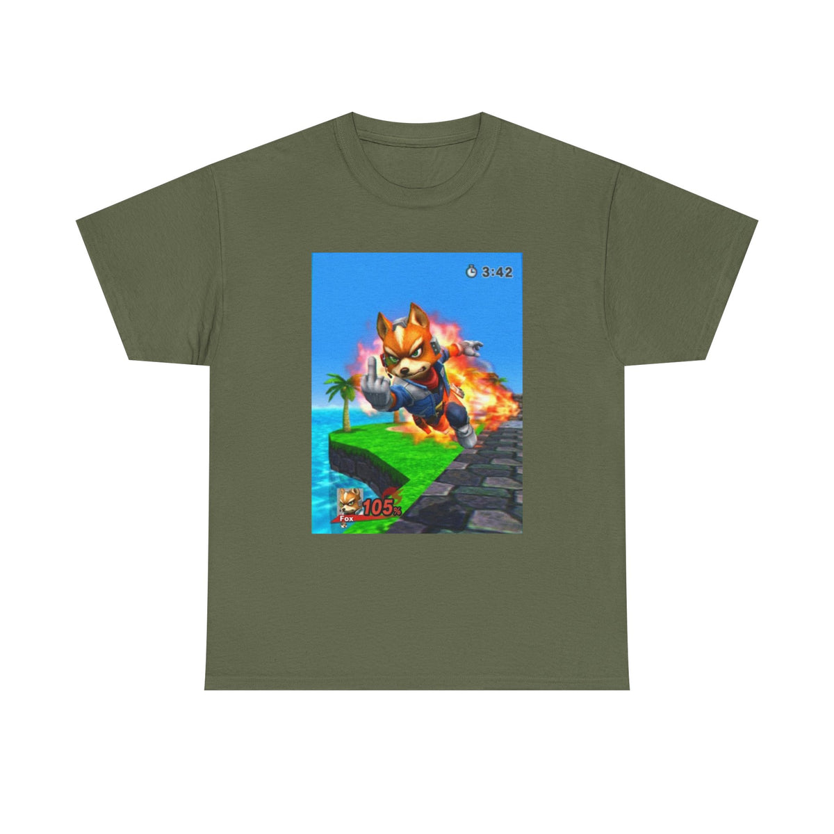 Fox McCloud Flipping The Bird Tee