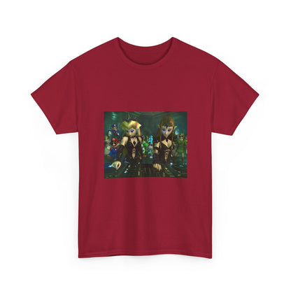 Princess Peach and Zelda DJing with Friends Tee